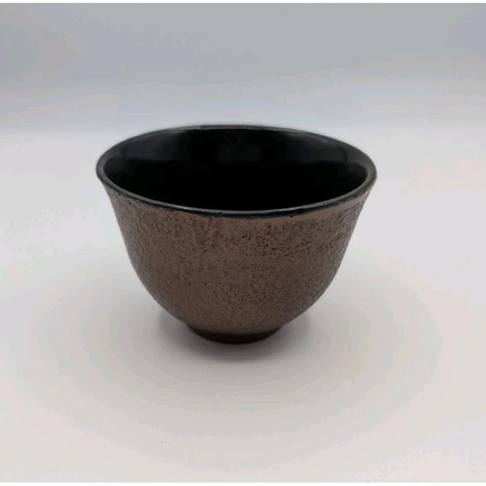 Vintage Japanese Cast Iron Tea Cup